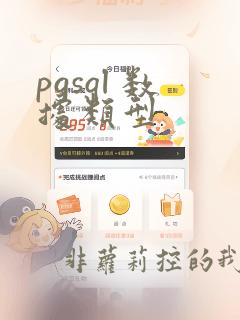 pgsql 数据类型