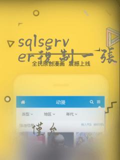 sqlserver复制一张表到另一个数据库