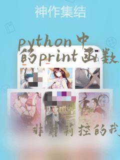 python中的print函数