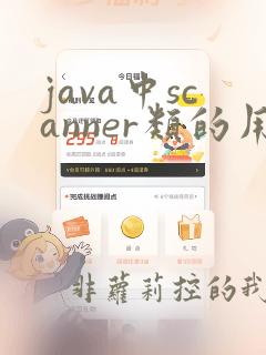 java中scanner类的用法