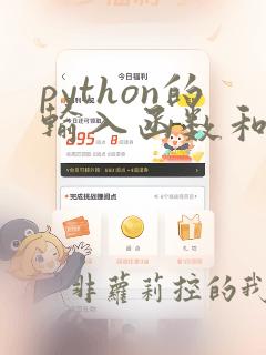 python的输入函数和输出函数