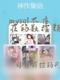 mysql不存在的数据类型