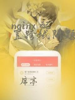 nginx 配置跨域问题