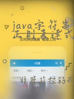 java字符串正则表达式