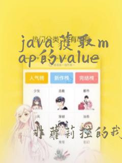java获取map的value