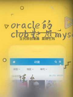 oracle的clob对应mysql的什么类型