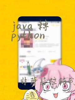 java 转 python