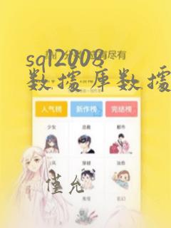 sql2008数据库数据恢复