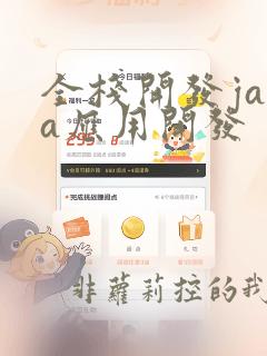 全栈开发java应用开发
