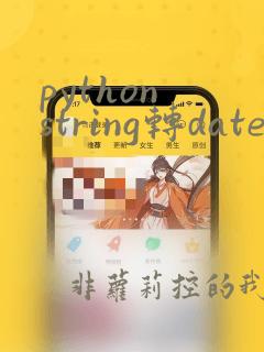 python string转datetime