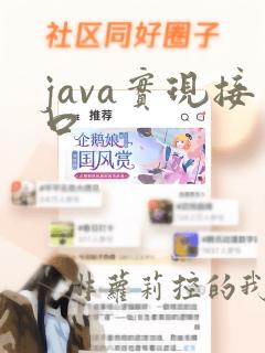 java实现接口