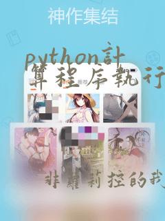 python计算程序执行时间