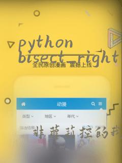 python bisect_right