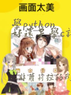 学python好还是学c语言好