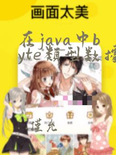在java中byte类型数据占几个字节