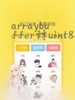 arraybuffer转uint8array
