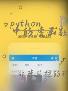 python 中的虚函数