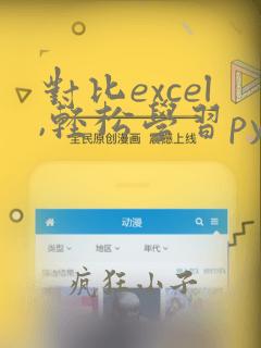 对比excel,轻松学习python报表自动化