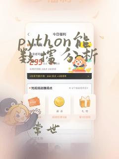 python能数据分析