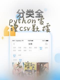 python处理csv数据