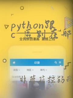python跟c  区别在哪里