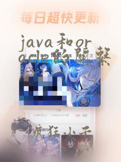 java和oracle的关系