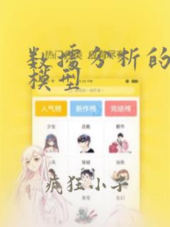 数据分析的数据模型