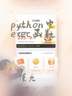 python中exec函数