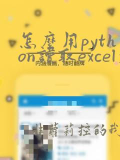 怎么用python读取excel文件