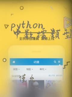 python 中数据类型