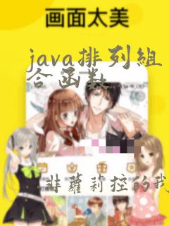 java排列组合函数