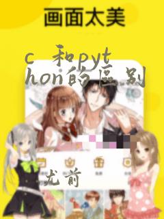 c 和python的区别