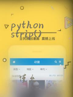 python strip()
