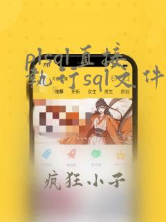 plsql直接执行sql文件