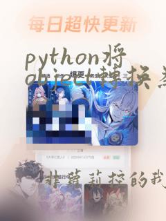 python将object转换为float