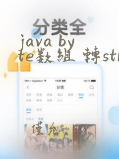 java byte数组 转string