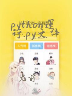 python运行.py文件