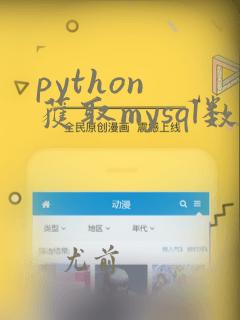 python 获取mysql数据