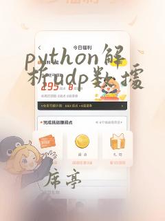 python解析udp数据