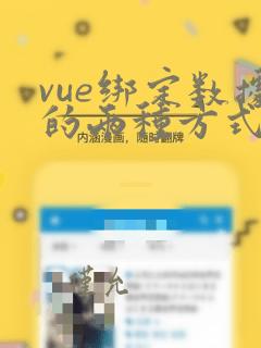 vue绑定数据的两种方式