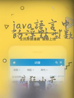 java语言中的浮点型数据根据数据存储长度