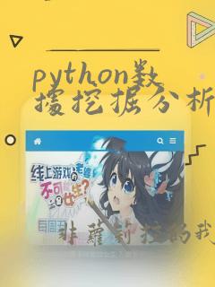 python数据挖掘分析工具