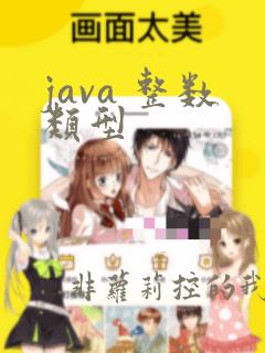 java 整数类型