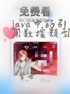 java中的引用数据类型