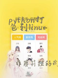 python打包到linux