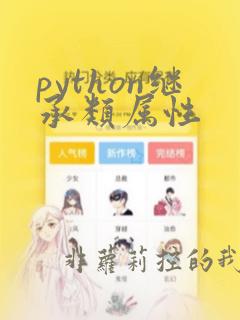 python继承类属性
