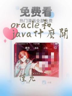 oracle和java什么关系