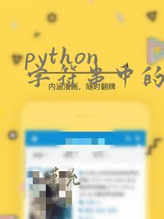 python 字符串中的数字
