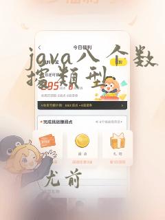 java八个数据类型