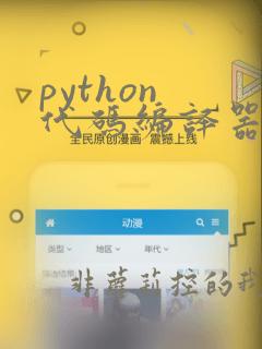 python 代码编译器
